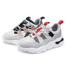Load image into Gallery viewer, Women&#39;s Round Color Block Sneaker Shoes - Abershoes