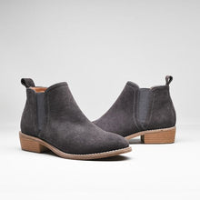 Load image into Gallery viewer, Leather Frosted Martin Boots - Grey - Abershoes
