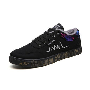 Men's Warm Canvas Shoes - Abershoes