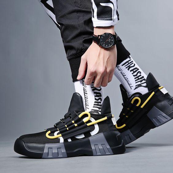 New Arrival Men's Trendy Dad Sneaker Shoes - Abershoes