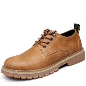 Men's British Trend Martin Boots - Abershoes