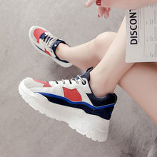 Load image into Gallery viewer, Women&#39;s Color Block Mesh Breathable Sneaker Shoes - Abershoes