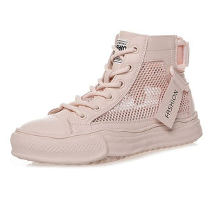 High Top Breathable Mesh Sneaker Shoes - Abershoes