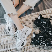 Load image into Gallery viewer, New Arrival Trendy Design Black/White Dad Sneaker Shoes - Abershoes