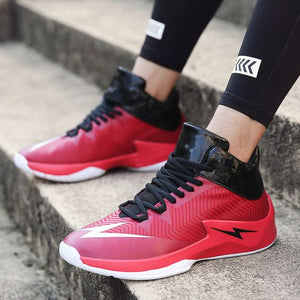 Shock-absorbing Lightning Logo Basketball Shoes - Abershoes