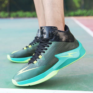 Shock-absorbing Lightning Logo Basketball Shoes - Abershoes