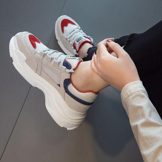 Chic Style Design Sneaker Shoes - Abershoes