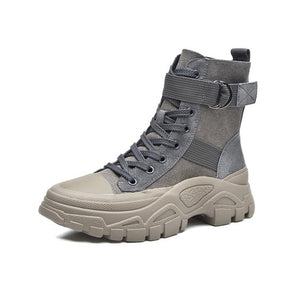 Trendy Style Cool High Top Martin Boots - Abershoes