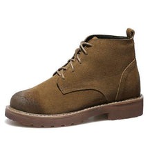 Load image into Gallery viewer, Trendy Leather Martin Booties - Abershoes
