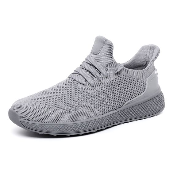 Trendy Summer Men's Breathable FlyKnit Sneakers - Abershoes